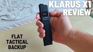Klarus X1 Review | Flat Tactical Flashlight with Dual SST70 LEDs