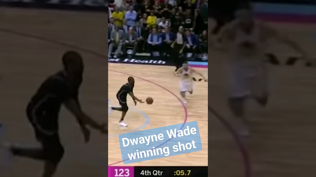 throwback: Dwayne wade winning shot 