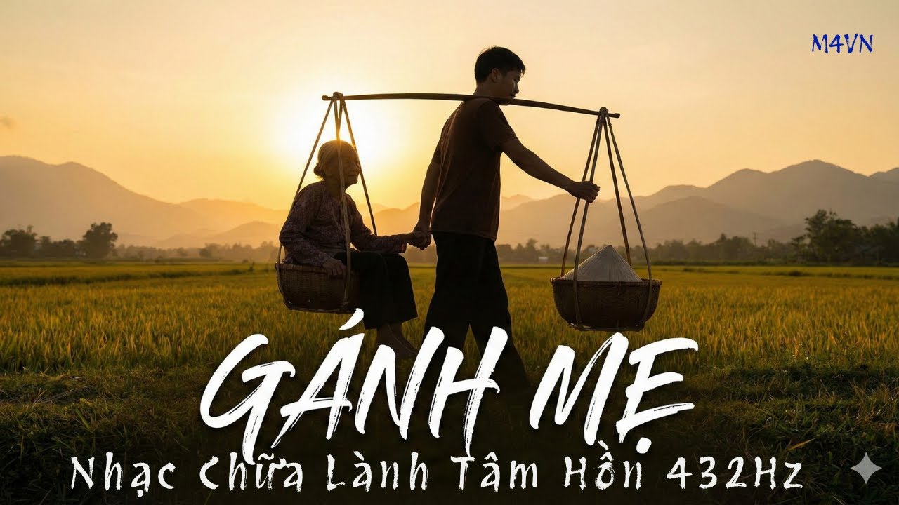 Gánh Mẹ - Nhạc Chữa Lành Tâm Hồn 432Hz | Tiếng Đàn Bầu Lấy Đi Nước Mắt | m4vn