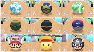 Sky rolling ball super exciting time - trying all balls in the game ( part 1 ) - levels 1321 to 1336 screenshot 5