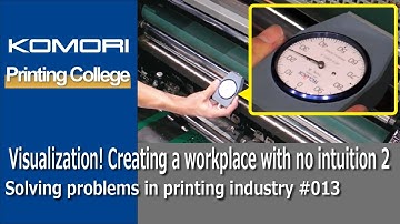 #  013 Visualization with measuring instrument！ Printing site where doesn