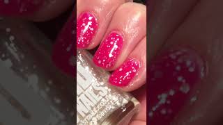 Pink jelly sandwich with white glitter