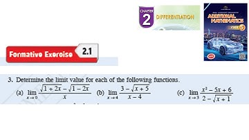 Differentiation formative exercise 2.1 Q3 pembezaan latihan formatif 2.1 form 5 kssm