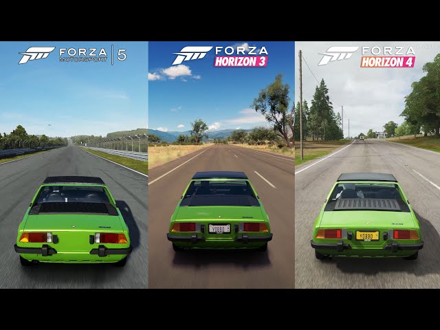 Forza Horizon 5 vs Forza Horizon 3 - Direct Comparison! Attention