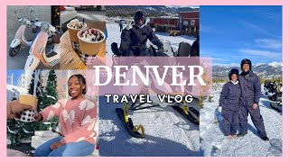 DENVER VLOG: Exploring the mountains, snowmobiling, gondola rides, holiday pop up bars &amp; MORE