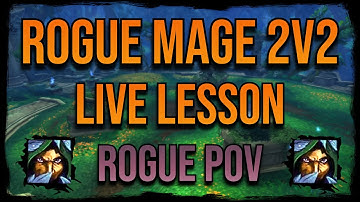 Rogue Mage 2v2 LIVE LESSON (Rogue POV) | #worldofwarcraft #thewarwithin #wowpvp