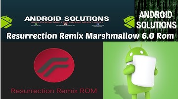 Resurrection Remix 6.0 Marshmallow | Redmi Note 3