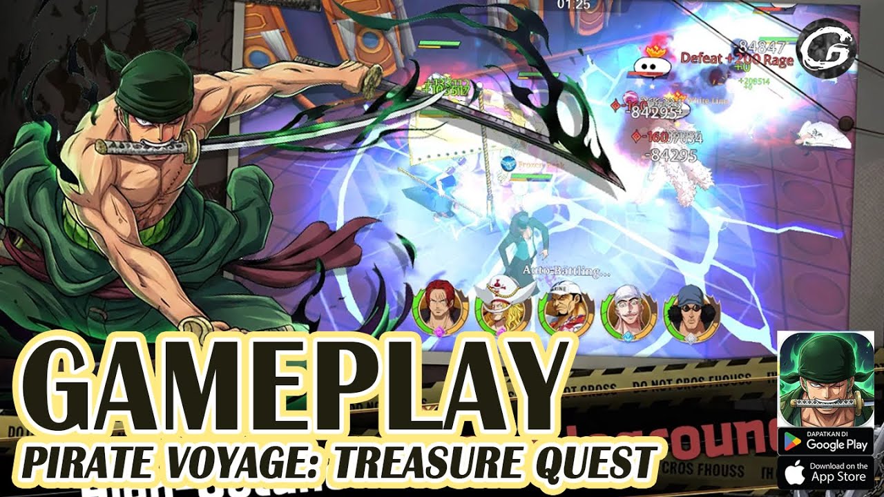 Пиратское путешествие: Поиск сокровищ — геймплей мобильной игры (Android)