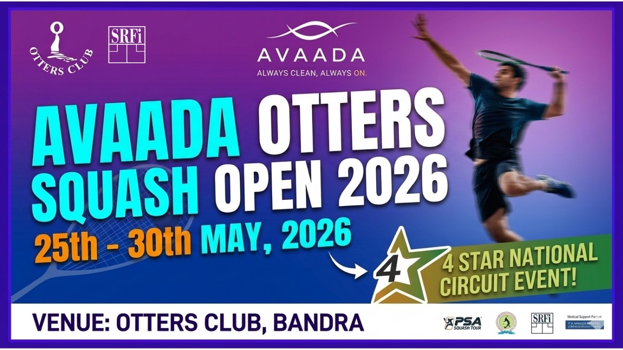 Avaada Otters Squash Open 2026 - Day 2 - Court 1