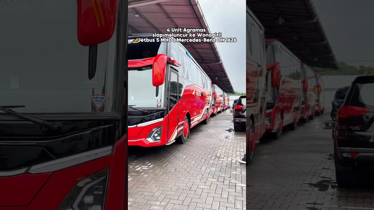 UNIT BARU ARMADA BUS AGRA MAS JETBUS 5 MHD