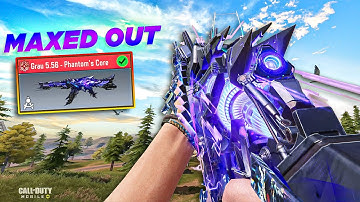 FULLY MAXED OUT MYTHIC GRAU 5.56 😍 in COD MOBILE !!