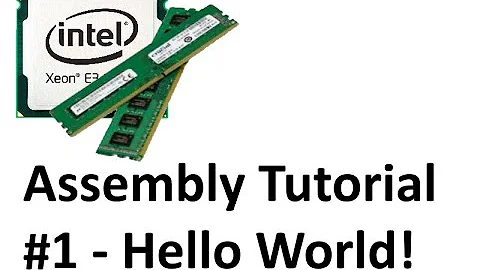 x86 64 Assembly Tutorial #1 - Hello World!