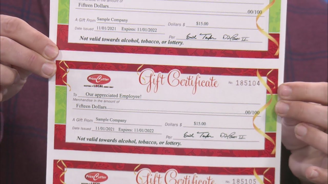 Price Cutter Corporate Gift Ideas YouTube