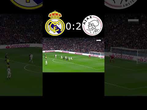 Real Madrid vs Ajax 2018/2019 UCL Round of 16 2nd Leg #shorts #ajax #realmadrid  #football #ucl