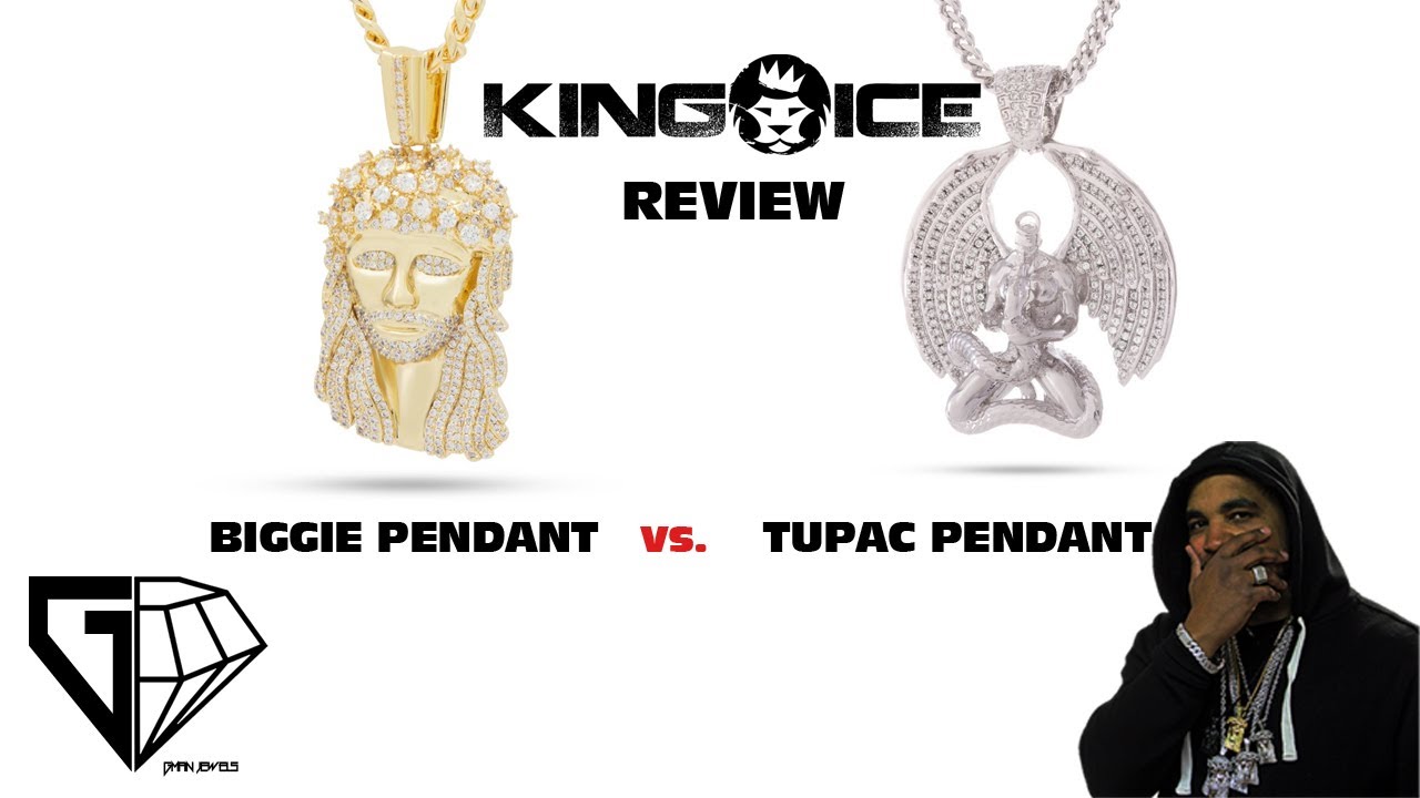 2pac vs. Biggie Notorious B.I.G. King Ice Pendant Jewelry Review 