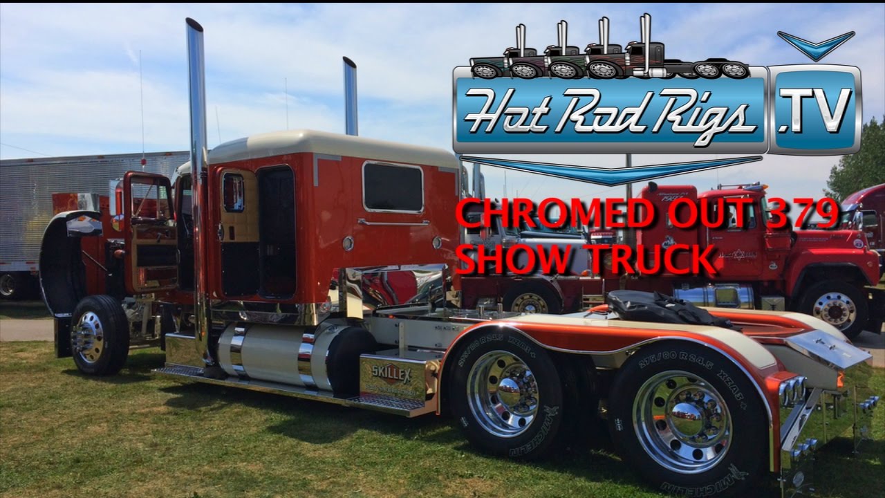 Chromed Out 379 Show Truck Bad Ass Custom Interior Built By The Best Hot Rod Rigs Tv