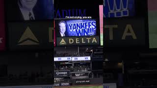 For John Sterling 💙 #mlb #baseball #yankees
