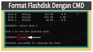 Cara Format Flashdisk Dengan CMD screenshot 5