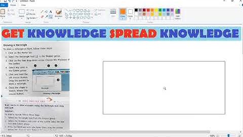 COMPUTER IT MATRIX PART-4 CLASS-1 CH-6  FUN WITH MICROSOFT PAINT