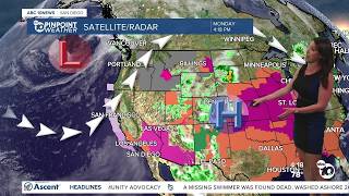 ABC 10News Pinpoint Weather with Meteorologist Megan Parry