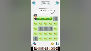 Brain Riddle tricky puzzle game level 136 gameplay #Short