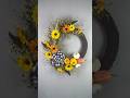 Beautiful Fall Pumpkin & Sunflower Wreath 🍂 Rustic Autumn Front Door Decor for Farmhouse Entryway