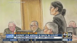 Famous Sheriff Joe Arpaio back in court Profile