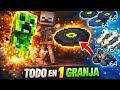 La MEJOR GRANJA de MOBS y DISCOS (FÁCIL, AFK) - Experiencia, Discos, Drops | Minecraft 1.21+