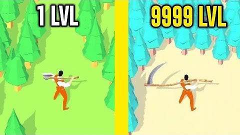 Idle Lumberjack 3D! MAX LEVEL ALL AXE EVOLUTION! Gameplay (Android, iOS)