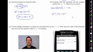 Common Core Algebra II.Unit 1.Lesson 6.Using Tables on Your Calculator