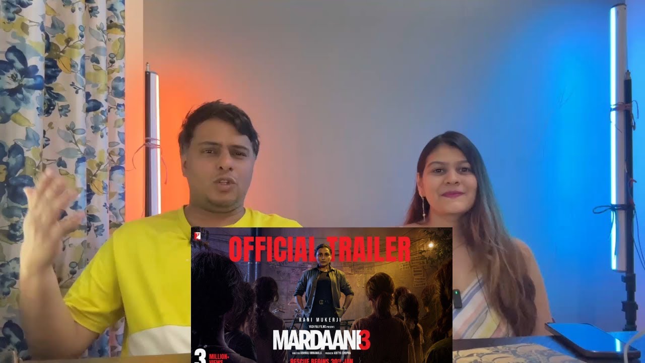 Mardaani 3 – Trailer Reaction 🔥 | Rani Mukerji | Abhiraj Minawala | Releasing 30 Jan 2026