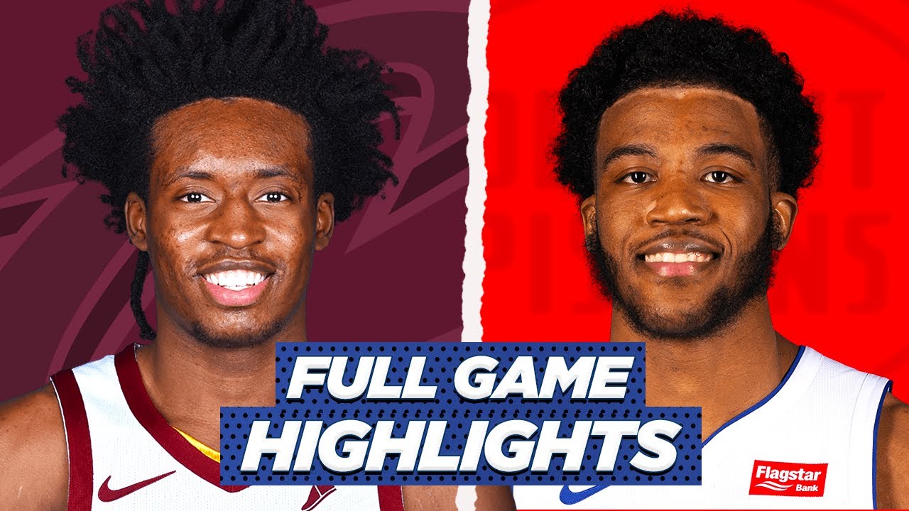 CAVALIERS vs PISTONS FULL GAME HIGHLIGHTS 2021 NBA Season YouTube