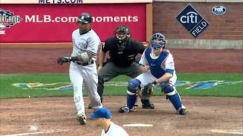 2011/07/02 Cano's two-run triple