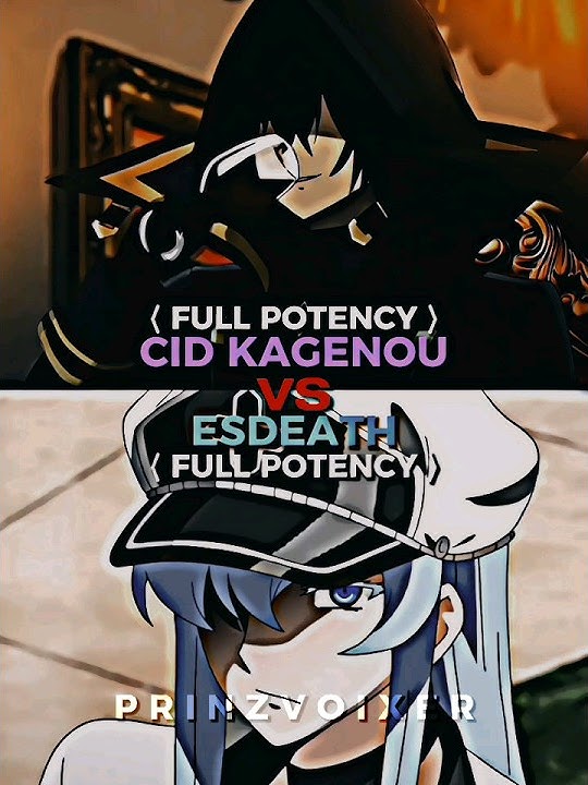 Cid Kagenou vs Esdeath | Eminence in Shadow & Akame Ga Kill #anime #edit #debate #animeedit