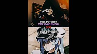 Cid Kagenou Vs Esdeath Eminence In Shadow Akame Ga Kill 