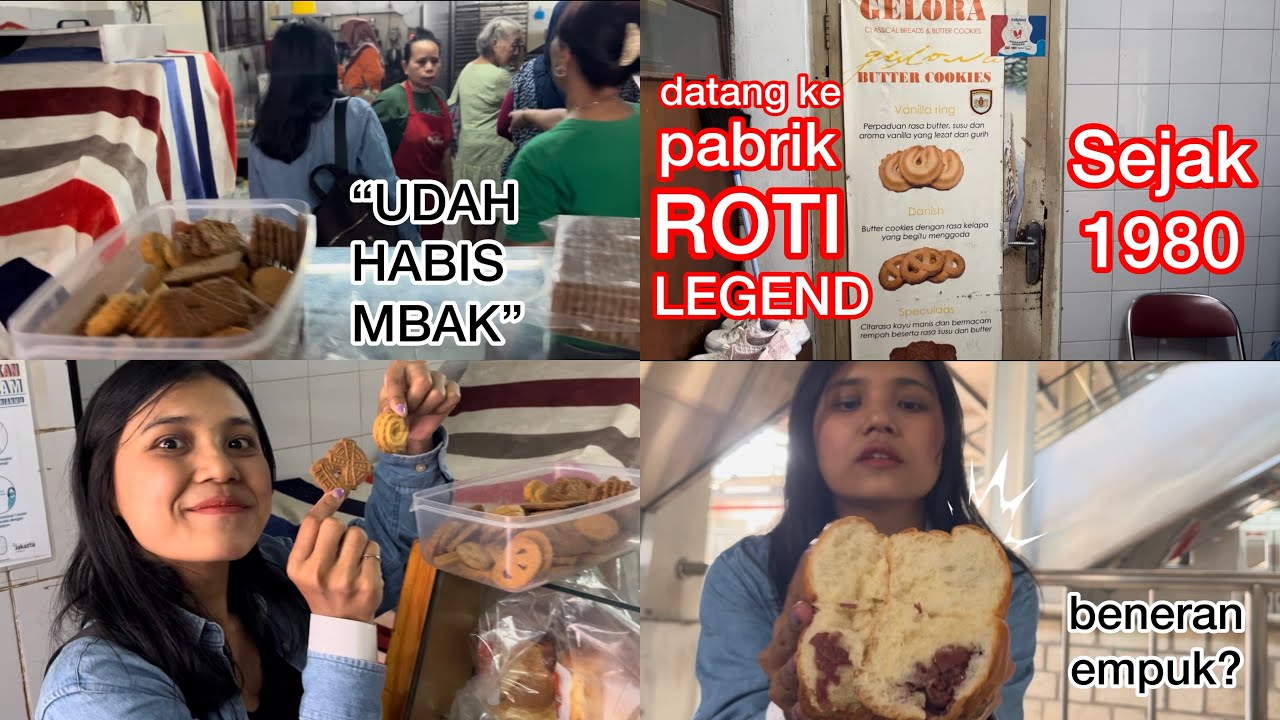 COBAIN “ROTI GELORA” LEGEND SEJAK 1980 DI JATINEGARA | KULINER STASIUN