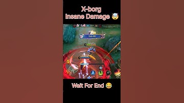 x-borg insane damage 🤯 #mobilelegends #mlbb #trending #gaming #xborg #shorts #viral #zephyrx07-yt
