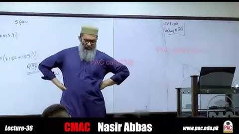 CAF 03 | CMA | LECTURE # 36 |BY SIR NASIR ABBAS | SEPTEMBER 2024 ATTEMPT