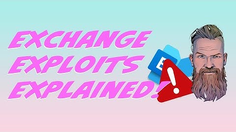 Exchange Exploit Explained! Current Exchange Vulnerability Discussion.