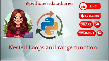 Python Tutorial || Episode #26: Python Loop Part-2 || Python nested loop and range function