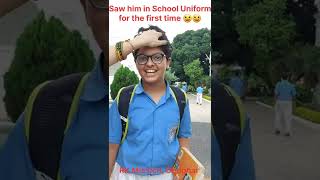 In School Uniform In Rk Mission Vidyapith, Deoghar