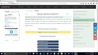 What happens when a prototype bean is injected into a singleton bean? | javapedia.net