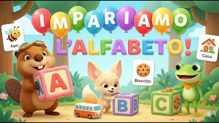 Canzone dell'Alfabeto ABC 🅰️🅱️ Impara le Lettere con Leo, Luna e Sprizz!