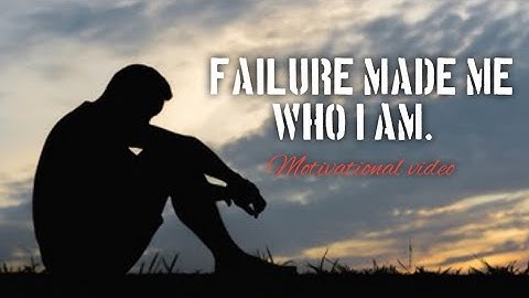 Failure motivational video|Help full video | remove dispersion video| @DilshidPoorani 