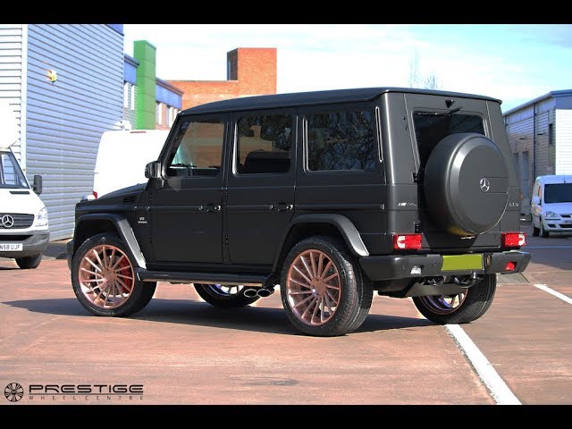 Mercedes G63 Amg Vellano Forged Wheels And Matt Black Wrap At Prestige Wheel Centre Youtube