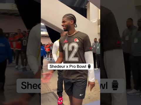Shedeur ready for his first Pro Bowl 🔥