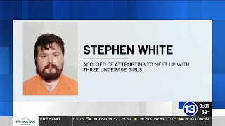 Canton man accused of trying to meet children ages 3, 6, and 9 for sex in Toledo