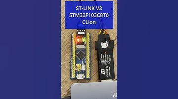 ST-LINK V2 + STM32F103C8T6 + CLION • Debugging #arduino #stm32 #stlink #developer