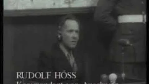 Nuremberg Trial Day 108 (1946) Rudolf Hoess Testimony (Complete)