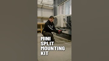 New Mini Split Mounting Kit! #climatecontrol  #shippingcontainers  #diy